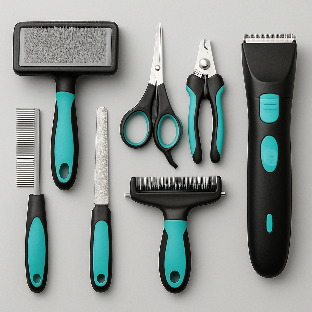 Complete Pet Grooming Kit Set